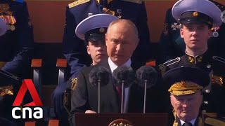 In Victory Day speech, Putin defends Russia's invasion of Ukraine