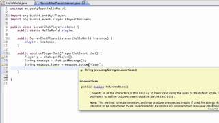 Episode 4: Basic Bukkit Plugin Tutorial