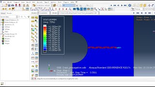 Crack Propagation using extended finite element method #XFEM #abaqus