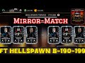 Mirror Match Fatal Hellspawn Tower Hard Battle 190-199 Fight + Reward MK Mobile