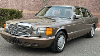 1987 Mercedes-Benz 420SEL 21k miles !!! Walk around video 2/23/25