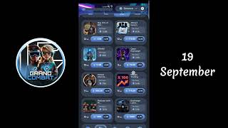 Grand Combat Daily Combo 19 September 2024 | Grand Kombat Daily Combo Card​