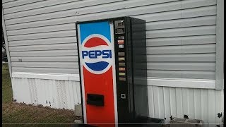 Dixie Narco 168M Pepsi machine run through