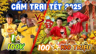 Bốc Thăm Cắm Trại 1 Sao vs 100 Sao - Tập 2: Cắm Trại TẾT 100k VS 100 Triệu
