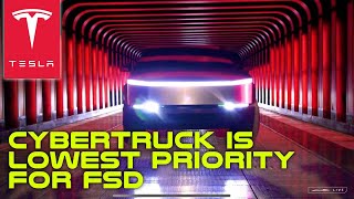 Elon Musk Confirms Cybertruck is Lowest Priority For FSD