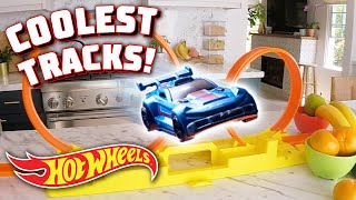 The COOLEST RACE TRACK MOMENTS! | Hot Wheels