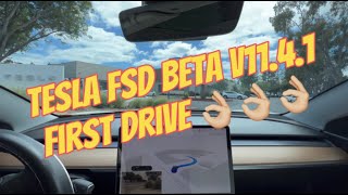 Tesla FSD Beta V11.4.1 - 4K Video - First Drive!