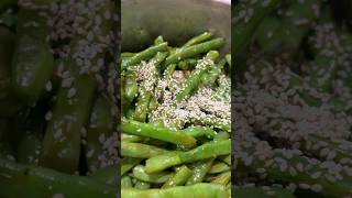 try this on your pole beans #polebeans #recipe #gardening #sesame