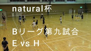 2024.11.3 natural杯 Bリーグ第九試合 E vs H