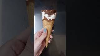 Amul Cookie Crunch Delight Cone #amul #icecream #cone #chocolate #disc #cookie #yummyfood