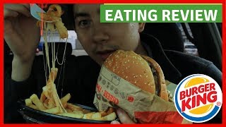 FIRST TIME EATING Whopper Burger \u0026 Canadian Poutine WESTERN FOOD MUKBANG ASMR EATING SHOW from BK