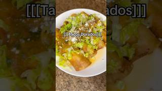 Tacos dorados a mi estilo #shortvideo #recipe #recetas