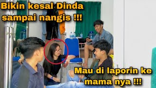 PRANK!!! BIKIN KESAL DINDA SAMPAI NANGIS !!!