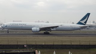 國泰加大機型777-300飛往高雄｜高雄機場飛機起降｜Plane Spotting at Kaohsiung Int’l Airport (KHH/RCKH)