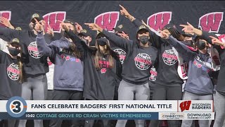 Badger fans welcome home Wisconsin Volleyball NCAA Championship team