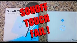 Sonoff Touch light switch (Not for UK use)