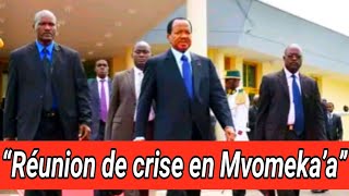 Extrême urgence, Paul Biya conduit à Mvomeka’a pour une réunion de crise