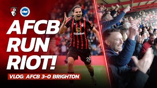 VLOG: Cherries On FIRE In RECORD BREAKING Brighton Trouncing 🔥