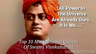 Swami Vivekananda Quotes in English | Top 10 Motivational Quotes | Life Changing Thoughts