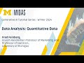 Generative AI Tutorial Series: Data Analysis, Quantitative Data