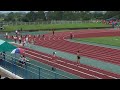 第6回　小郡サマー陸上　中学男子100ｍ決勝　ユウヒ・フミヤ