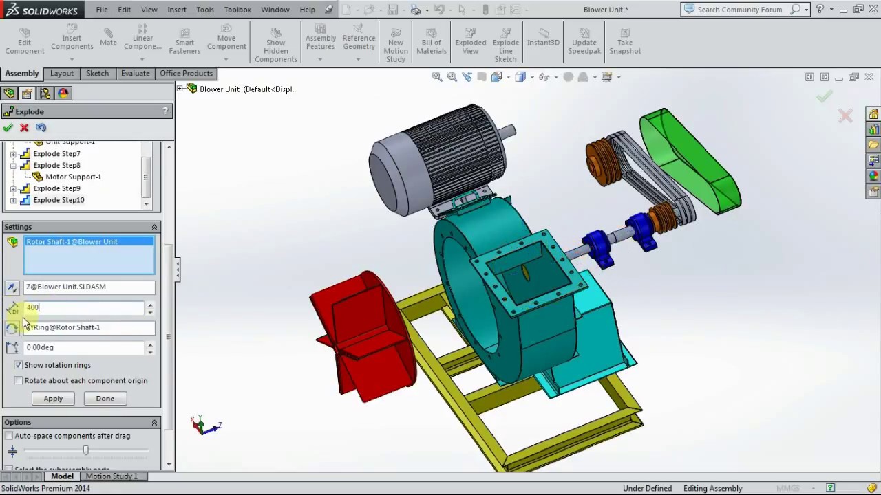 Solidworks Explode View - Solidwork Tutorial - YouTube