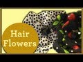 Easy DIY Hair Flowers from Fabric Scraps - So Sew Vintage