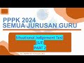 GASS POLL PPPK GURU 2024 ( 15 SOAL SJT SESUAI KISI-KISI) FR