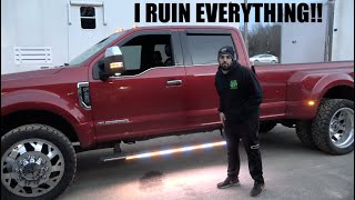 I RUINED my F-450!!! turned it into my WORK TRUCK!!!