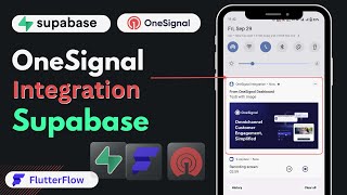 Send Push Notification using @Supabase and @onesignalofficial to @flutterdev or @FlutterFlow Apps