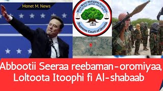 Oromiyaatti Abbootii Seeraa Reebaman, Lafa Loltoonni Itoophiyaa turan, Al shabaab To,