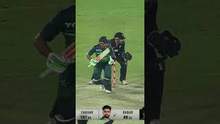 Babar Azam's 65 Runs Helps Pakistan to Chase the Huge Target Against New Zealand in 2nd ODI #Shorts
