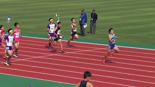 2017 東北高校新人陸上 男子 200m 決勝