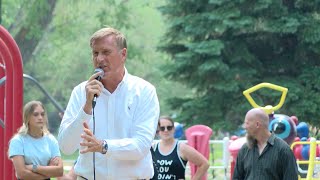 PPC leader Maxime Bernier in Lethbridge on Sunday - July 25, 2021 - Karsen Marczuk