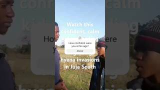 Confident Kid On Recent Hyena Attacks in Juja South