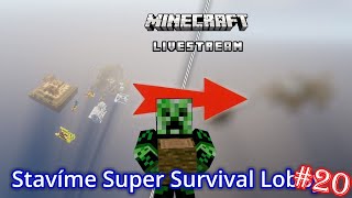 HrdaCraft Stavím Super Survival Lobby | Minecraft CZ/SK Stream #20 | HYPE 850 odběratelů!