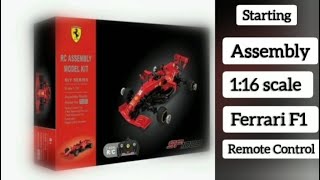 [DIY F1 rc] Rastar Remote Control Ferrari F1 Assembly Model Kit