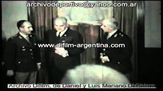 ARCHIVO DIFILM ALBERTO ROCCATAGLIATA ASUME COMO TITULAR DE FABRICACIONES MILITARES (1970)