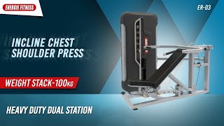 How to do  Best Chest/Shoulder Press Machine Workout  | ER 03 | Energie Fitness