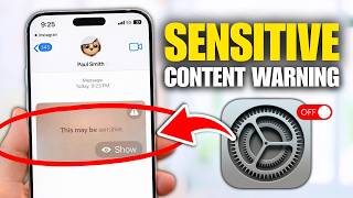 How To Turn OFF Sensitive Content Warning On iPhone