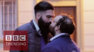 Chile's controversial gay kiss