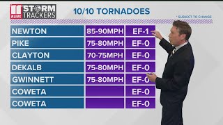 7 tornadoes confirmed after storms from Delta moved through metro Atlanta