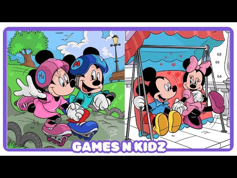 Mickey Mouse: Páginas para colorear de Mickey – Aplicación Happy Color para niños