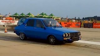 Brutal Dacia 1310 1.8 Turbo 150 HP vs VW Golf 4 TDI - - Drag Race Arad 10.09.2016