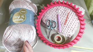 TUTO FACILE ECHARPE TRICOTIN QUI NE ROULE PAS // LOOM KNIT SCARF NO ROUND