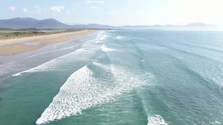 DRONE FOOTAGE OF BANNA STRAND CO. KERRY  MAY 2020