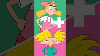 Hey Arnold’s Helga Pataki and Arnold Character Mashup #shorts