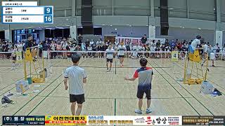 남복 40 B 예선 2조| (마장) 김윤석/이영진 vs (햇사레) 이상철/황성철[2024 이천시장기 배드민턴 대회]