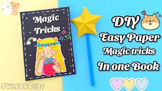 6 Paper magic in a book/DIY Cute magic Book/How to make paper magic book/Simple Magic Tricks