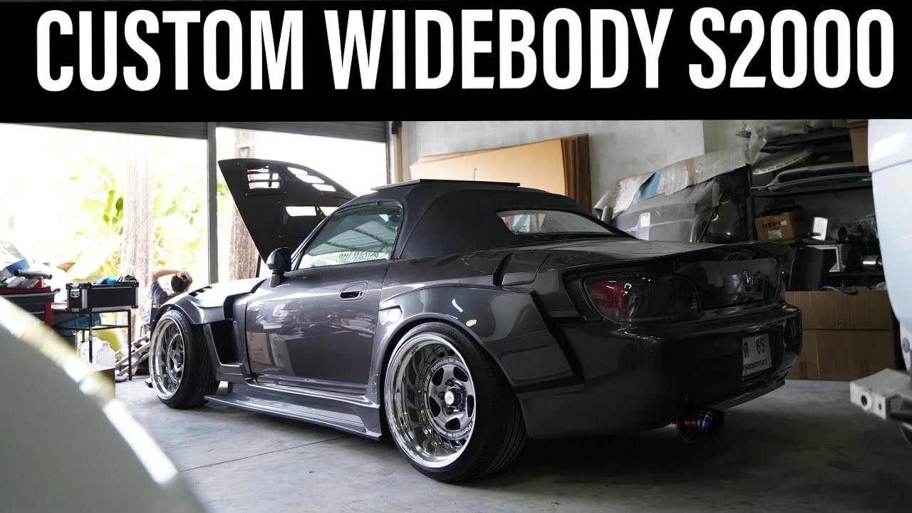 CUSTOM WIDEBODY S2000 AT GARAGE UNIQUE THAILAND - YouTube